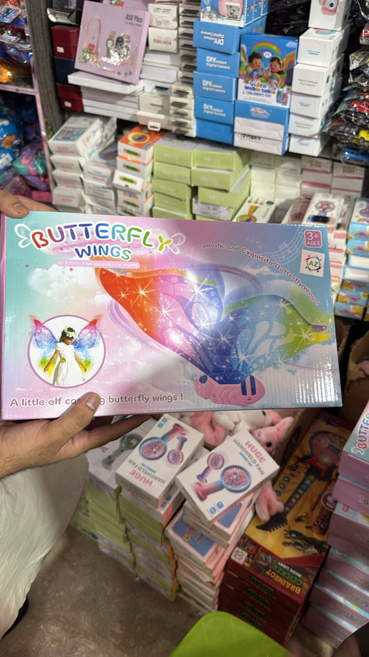 Butterfly Wings Light-Up Fairy Elf Wings for Girls Ages 3+ - KidsMall Pakistan