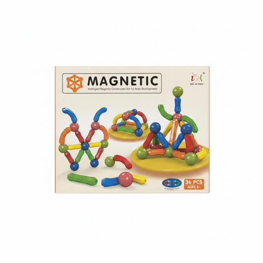 Magnetic Construction Set box packaging