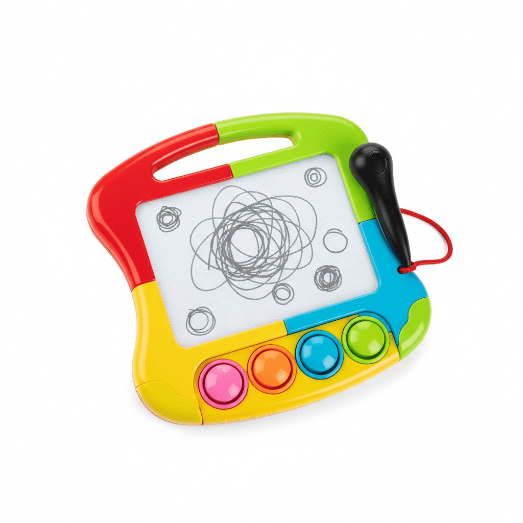 Magnetic drawing board for toddlers with stylus pen