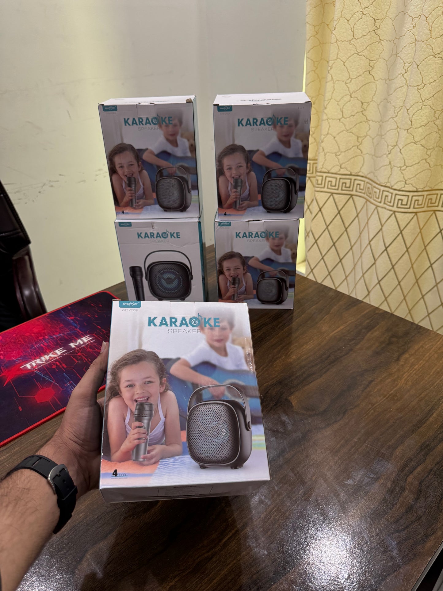 Mini Karaoke Speaker Bluetooth Karaoke Speaker Portable Karaoke Speaker Karaoke Speaker Set Wireless Karaoke Speaker Mini Speaker with Mic Kids Karaoke Speaker Portable Mic Speaker