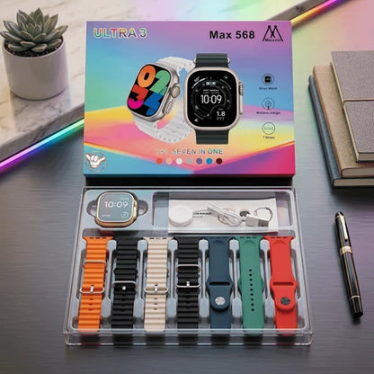 Ultra 3 Smart Watch Complete 7-in-1 Set