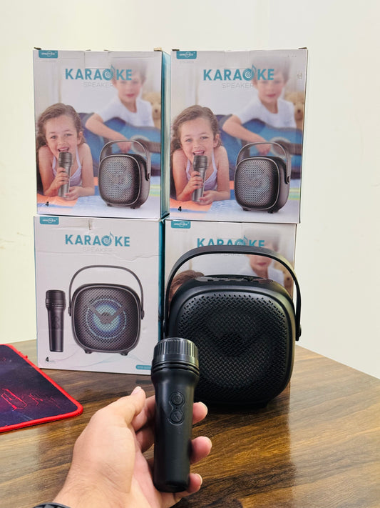Mini Karaoke Speaker Bluetooth Karaoke Speaker Portable Karaoke Speaker Karaoke Speaker Set Wireless Karaoke Speaker Mini Speaker with Mic Kids Karaoke Speaker Portable Mic Speaker