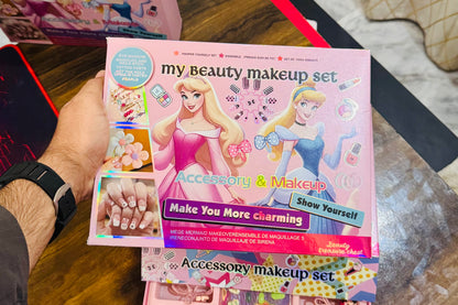 Princess Beauty & Makeup Toy Set  Kids Princess Makeup & Accessory Kit  My Beauty Makeup & Nail Art Set for Girls