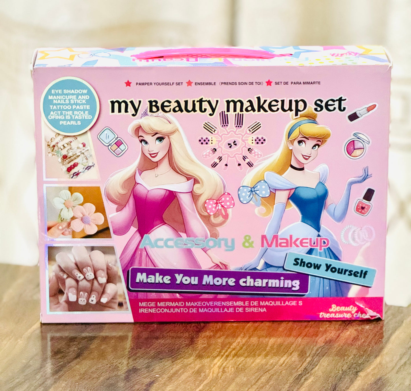 Princess Beauty & Makeup Toy Set  Kids Princess Makeup & Accessory Kit  My Beauty Makeup & Nail Art Set for Girls