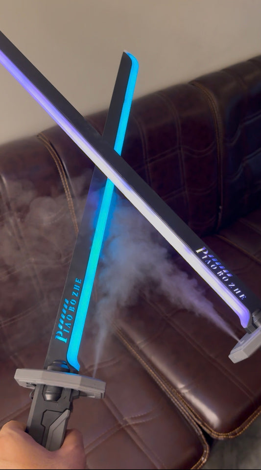 LED Flame Color Toy Sword RGB Light-Up Toy Sword Rechargeable LED Toy Sword Glowing Fantasy Toy Sword Light-Up Warrior Sword LED Adventure Toy Sword Magic Light Sword RGB Kids Toy Sword