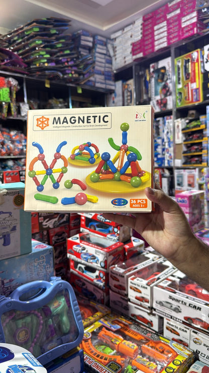 Magnetic Intelligent Construction Set 36 Pcs Brain Development Toy - KidsMall Pakistan