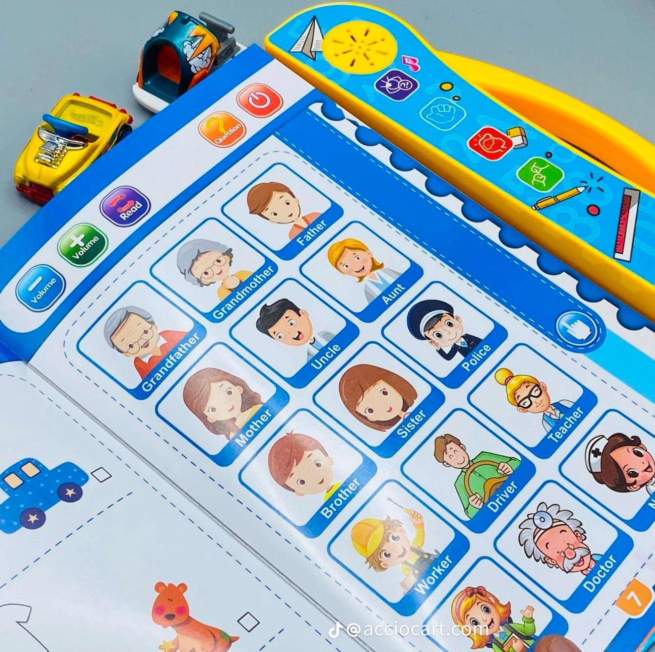 E Book For Kids Education. Sound Book