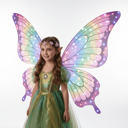 Butterfly Wings | Light-Up Fairy Elf Wings for Girls | Ages 3+ - KidsMall