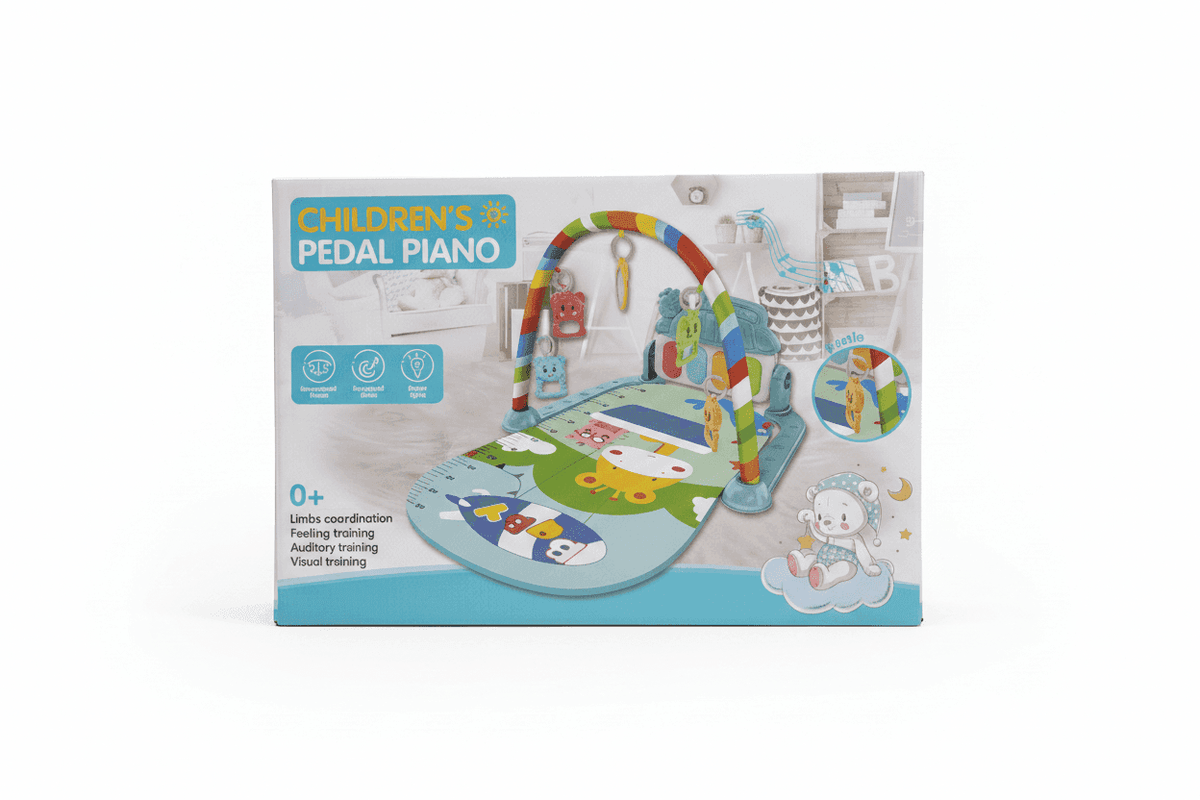 Children's Pedal Piano Baby Gym Play Mat | Limbs & Sensory Development Toy 0+ - KidsMall
