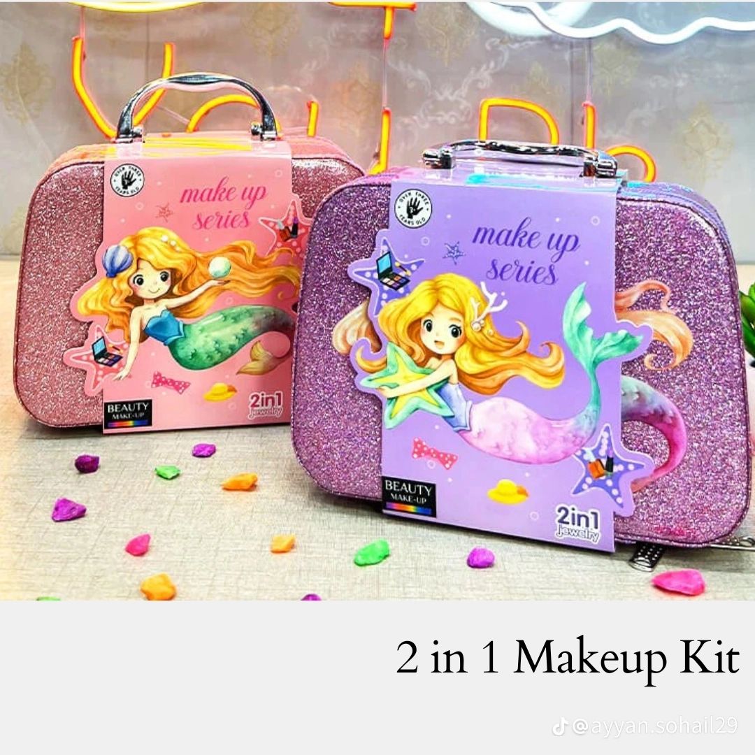 2 in 1 Beauty Makeup Bag for Kids