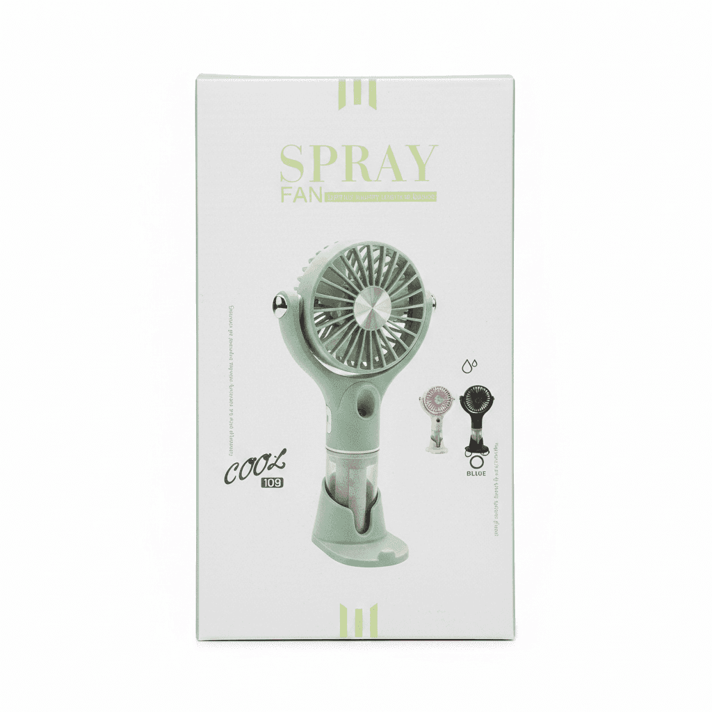 Cool Spray Fan | Handheld Mini Fan with Water Mist Spray | Rechargeable - KidsMall