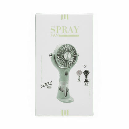 Cool Spray Fan | Handheld Mini Fan with Water Mist Spray | Rechargeable - KidsMall