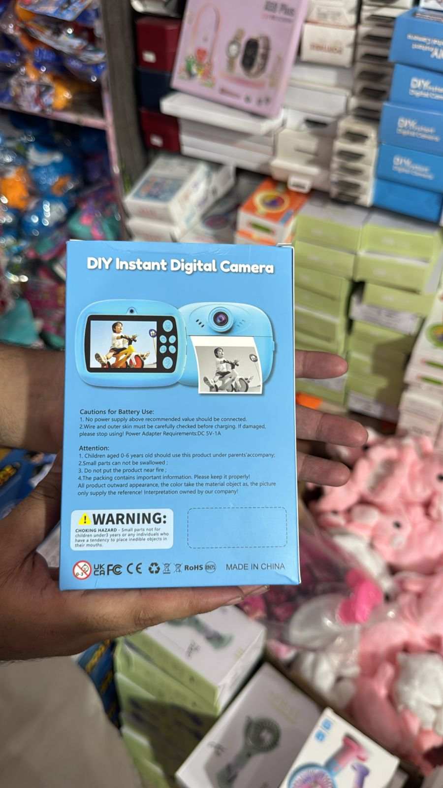 DIY Instant Digital Camera for Kids | Instant Print Camera with Large Screen - KidsMall