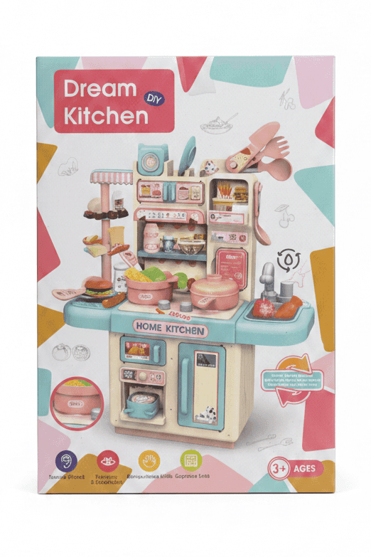 Dream DIY Kitchen Home Kitchen Playset | Stove Oven Sink Set for Girls - KidsMall