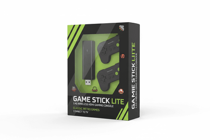 Game Stick Lite | 2.4G Wireless HDMI Gaming Console with 2 Controllers - KidsMall