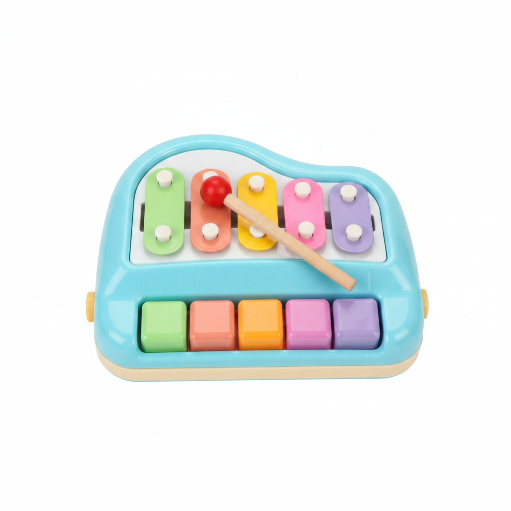 Knock Piano Enlightenment Toy white background product photo