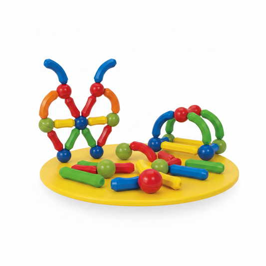 Magnetic Construction Set enhanced white background product photo