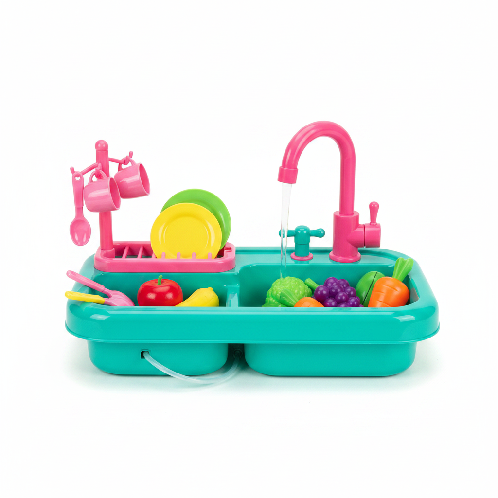 Kitchen Sink Toy white background product photo