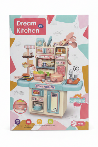 Dream DIY Kitchen Playset box packaging mockup