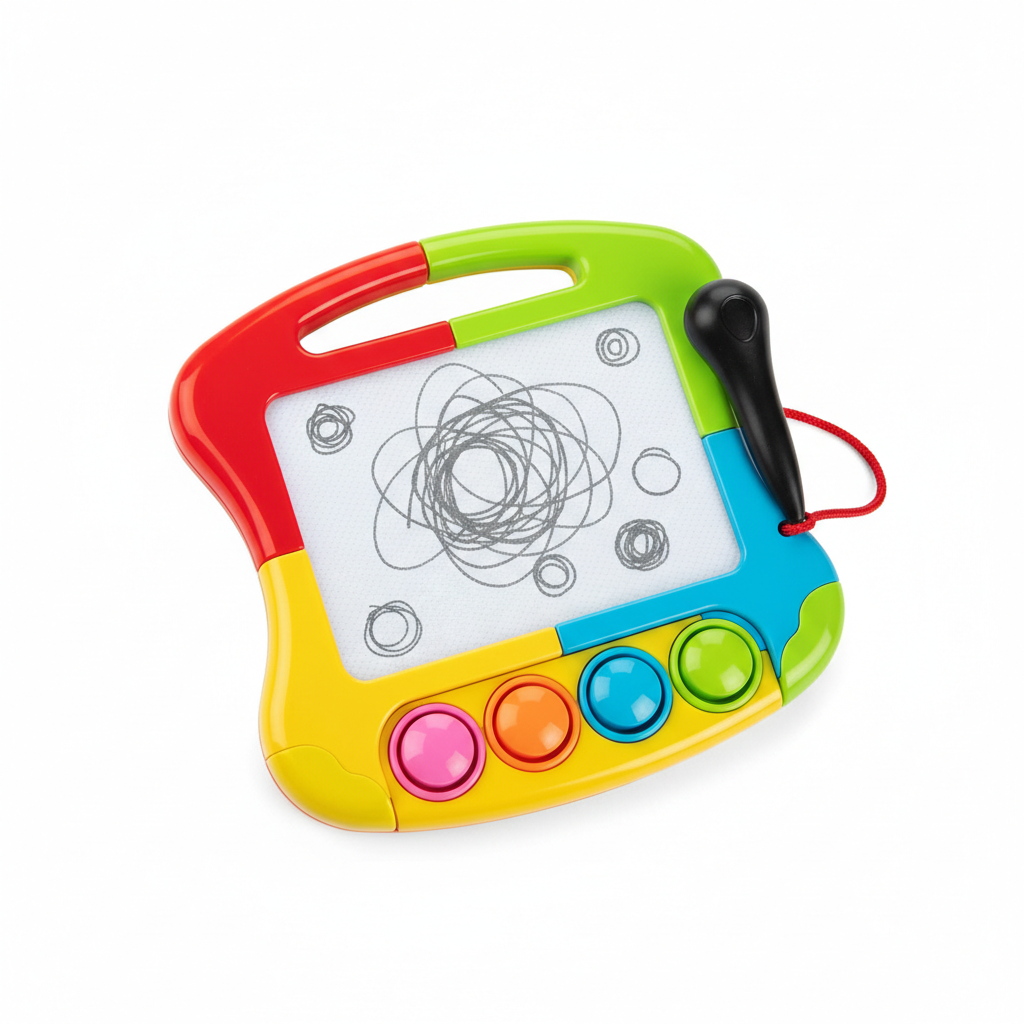 Magnetic drawing board for toddlers with stylus pen