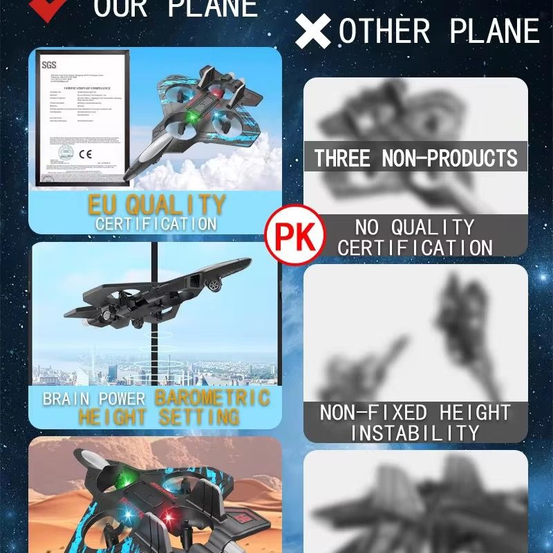 Remote Control Fighter Plane Toy For Kids