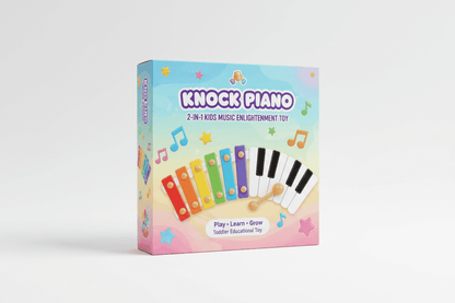 Knock Piano 2-in-1 Enlightenment Toy | Xylophone & Piano for Toddlers - KidsMall