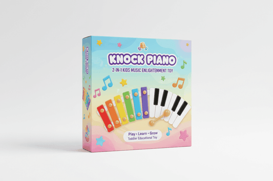 Knock Piano 2-in-1 Enlightenment Toy | Xylophone & Piano for Toddlers - KidsMall