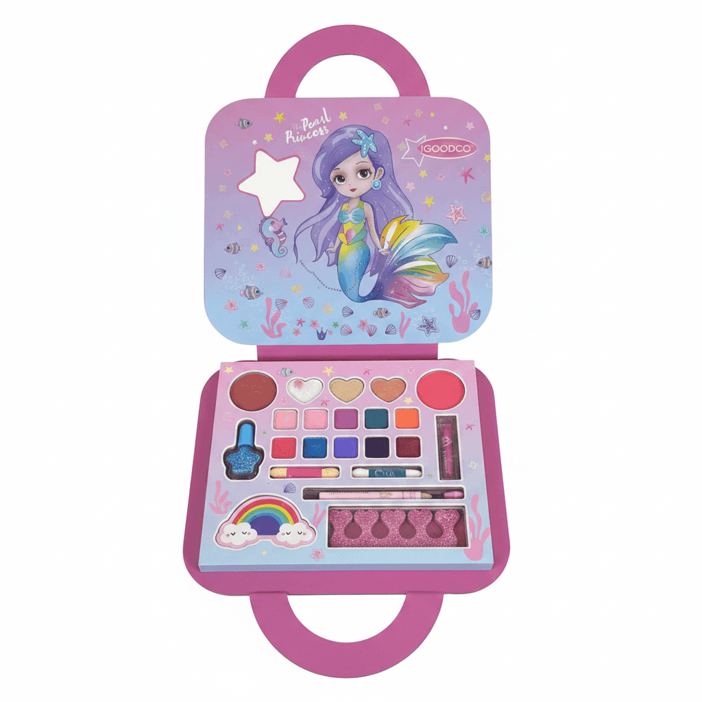 Pearl Princess My Beauty Makeup Set | Mermaid Handbag Kit for Girls - KidsMall