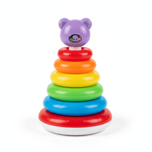 Rainbow Stacking Rings - KidsMall