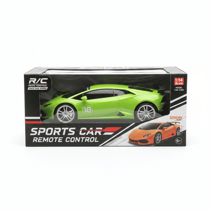 RC Sports Car Remote Control – 1:14 Scale | Spray + LED | Best Kids Toy Pakistan - KidsMall