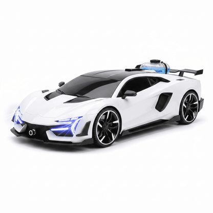 RC Spray Truck Remote Control Car with 3D Lights | Water Spray Effect - KidsMall