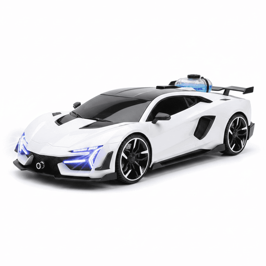RC Spray Truck Remote Control Car with 3D Lights | Water Spray Effect - KidsMall
