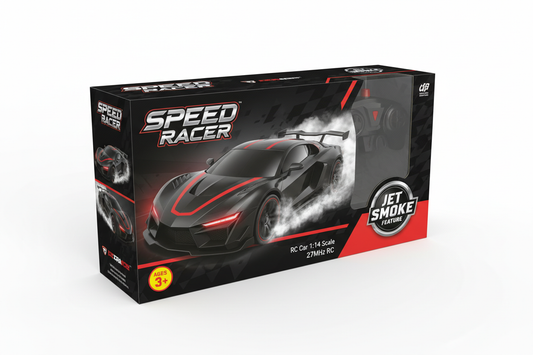 Speed Racer RC Car - Packaging Mockup